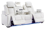 Party Time Power Recliner Sofa with Adjustable Headrest