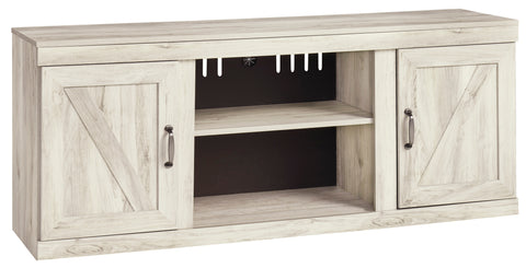 Bellaby Large TV Stand with Fireplace Option