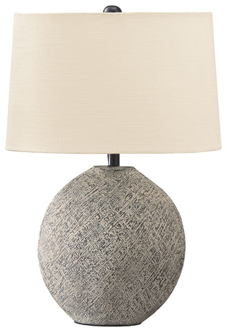 Harif Beige Paper Table Lamp