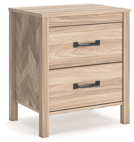 Battelle Tan Six Drawer Dresser