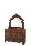 Windsor Court Dresser with Mirror Vintage Fruitwood