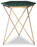 Engelton Green / Gold Accent Table