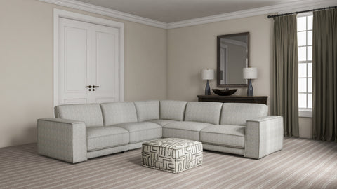 Birch Grey 5 pieces sectional
