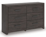 Prendonea Charcoal Six Drawer Dresser