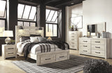 Cambeck Queen Storage Bed w/ Dresser Mirror & Nightstand