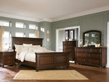 Porter Queen Panel Bed and Dresser with Mirror