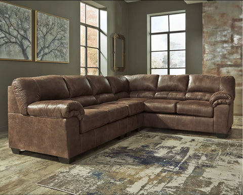 Bladen - 3-Piece Sectional - Coffee