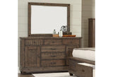 Lifestyle - Dresser and Mirror - Rustic Brown