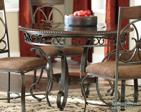 Glambrey Brown Round Dining Room Table