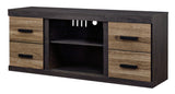 Harlinton Large TV Stand with Fireplace Option