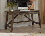 Johurst - Home Office Large Leg Desk - Gray/Brown