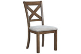 Moriville - Dining Table 4 Side Chairs & Bench - Beige