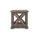 Arlenbry - Square End Table - Gray