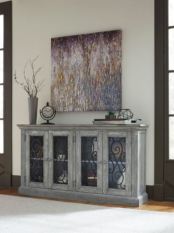Mirimyn Antique Gray Door Accent Cabinet - Ashley shop at  Regency Furniture