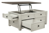 Bolanburg - Lift Top Cocktail Table - Two-tone