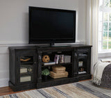 Find Ashley Mallacar Black Tv Stand at Marlo Furniture