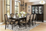 Find Homelegance Marston Dark Cherry Table and 6 Side Chairs at Marlo Furniture
