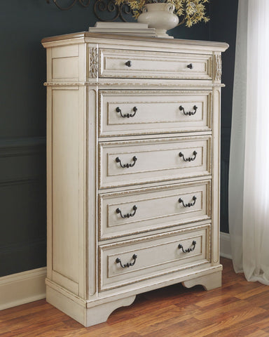 Realyn - Five Drawer Chest - Two-tone