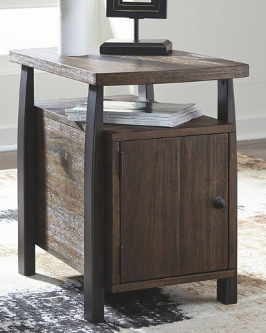 Vailbry - Chair Side End Table - Brown