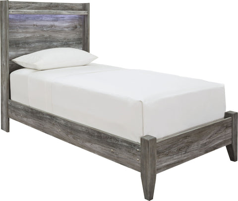 Baystorm Twin Panel Bed - Gray