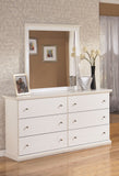 Bostwick Shoals - Dresser and Mirror - White