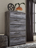 Baystorm - Five Drawer Chest - Gray