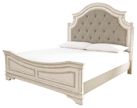 Realyn CK Upholstered Panel Bed - Two - tone