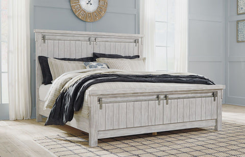 Brashland Queen Panel Bed - Linen