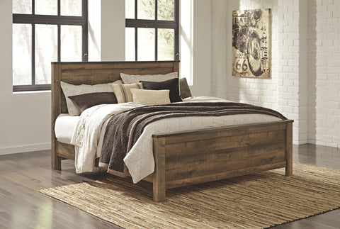 Trinell King Panel Bed - Brown