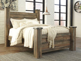 Trinell Queen Poster Bed - Brown