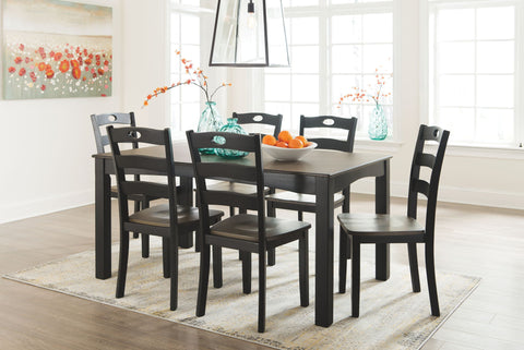 Froshburg Table & 6 Side Chairs