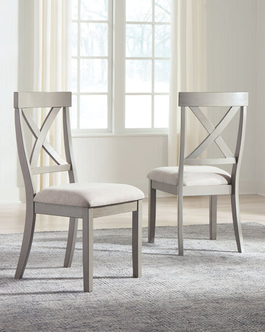 Parellen - Dining Upholstered Side Chair - Gray