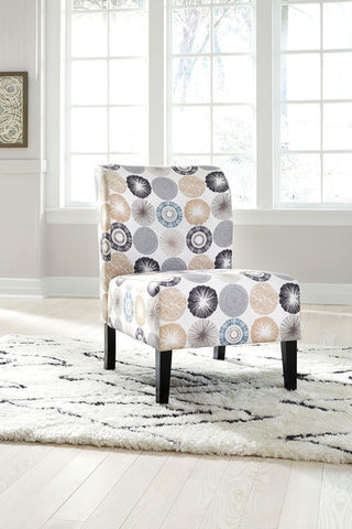 Triptis Gray/Tan Accent Chair