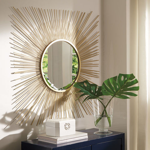 Elspeth- Gold Finish Accent Mirror - Ashley shop at  Regency Furniture