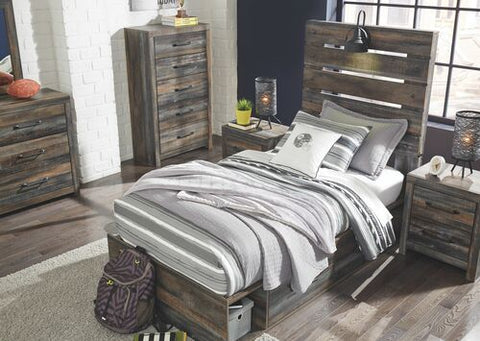 Drystan Multi Twin Bed with Dresser & Mirror