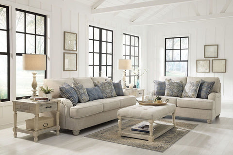 Treamore Linen Sofa and Loveseat