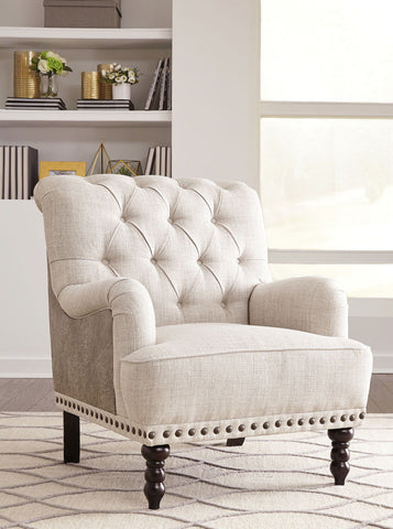 Tartonelle- Ivory/Taupe Accent Chair - Ashley shop at  Regency Furniture