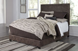 Dolante - Brown - King Upholstered Bed